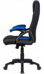 Геймерське Крісло Lugano CARRERA M BLUE FABRIC - Ідеальний Вибір для Геймерів - Зображення 6