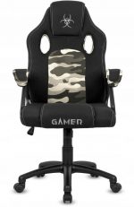 Геймерське Крісло Lugano CARRERA M ARMY FABRIC - Зручність та Стиль