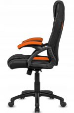 Геймерське Крісло Lugano CARRERA M ORANGE FABRIC - Комфорт для Довгих Геймерських Сесій - Зображення 5