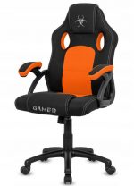 Геймерське Крісло Lugano CARRERA M ORANGE FABRIC - Комфорт для Довгих Геймерських Сесій - Зображення 3