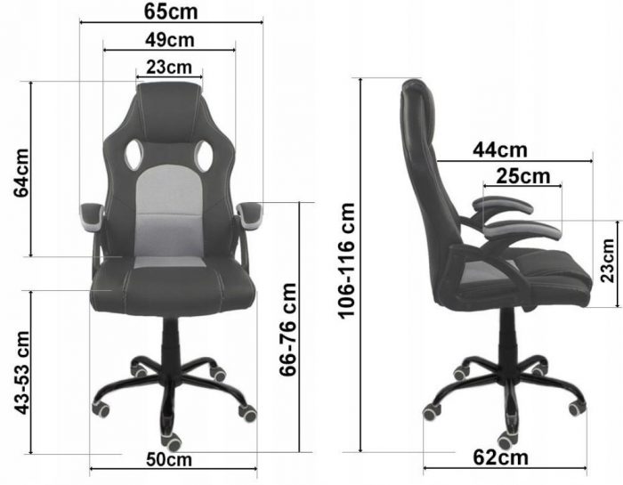 Геймерське Крісло Lugano CARRERA M ORANGE FABRIC - Комфорт для Довгих Геймерських Сесій - Зображення 13