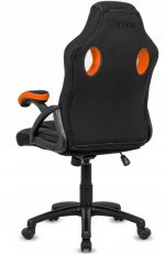 Геймерське Крісло Lugano CARRERA M ORANGE FABRIC - Комфорт для Довгих Геймерських Сесій - Зображення 6