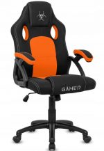 Геймерське Крісло Lugano CARRERA M ORANGE FABRIC - Комфорт для Довгих Геймерських Сесій - Зображення 4