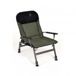 Крісло Рибальське Складне, Туристичне M-Elektrostatyk FK5 з Підлокітниками - Комфорт для Риболовлі