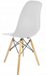 Скандинавське Крісло Lugano IMPERIA BIANCO для Вітальні, Кухні, Їдальні - Елегантний Дизайн - Зображення 6