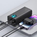 Повербанк Baseus Digital Display 30000mAh 65W + Кабель USB to Type-C Чорний - Зображення 7