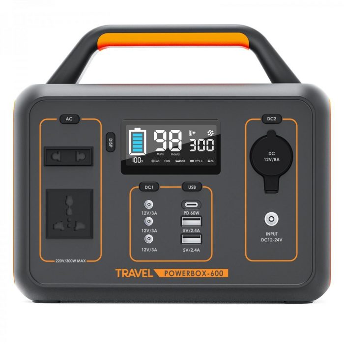 Зарядна Станція Volt Polska TRAVEL POWERBOX 600 (300 Вт) - Мобільне Джерело Енергії для Подорожей - Зображення 2