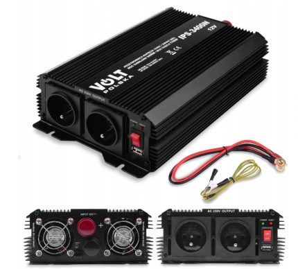 Перетворювач Volt Polska IPS-3400N 12V 230V 1700/3400W USB - Потужний Інвертор