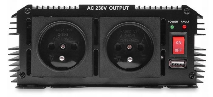 Перетворювач Volt Polska IPS-3400N 12V 230V 1700/3400W USB - Потужний Інвертор - Зображення 4