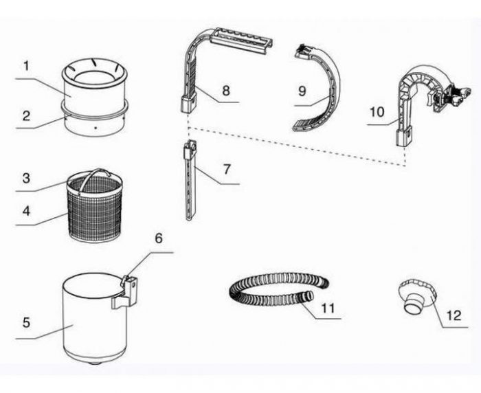 Скіммер для Басейну Навісний Поверхневий Bestway 58233 - Ефективний Збір Сміття з Басейну - Зображення 4