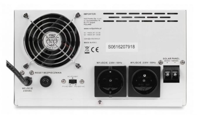 Аварійний Сонячний ДБЖ SINUS PRO 2000S 40A MPPT INVERTER - Надійне Джерело Енергії для Аварійних Ситуацій - Зображення 5