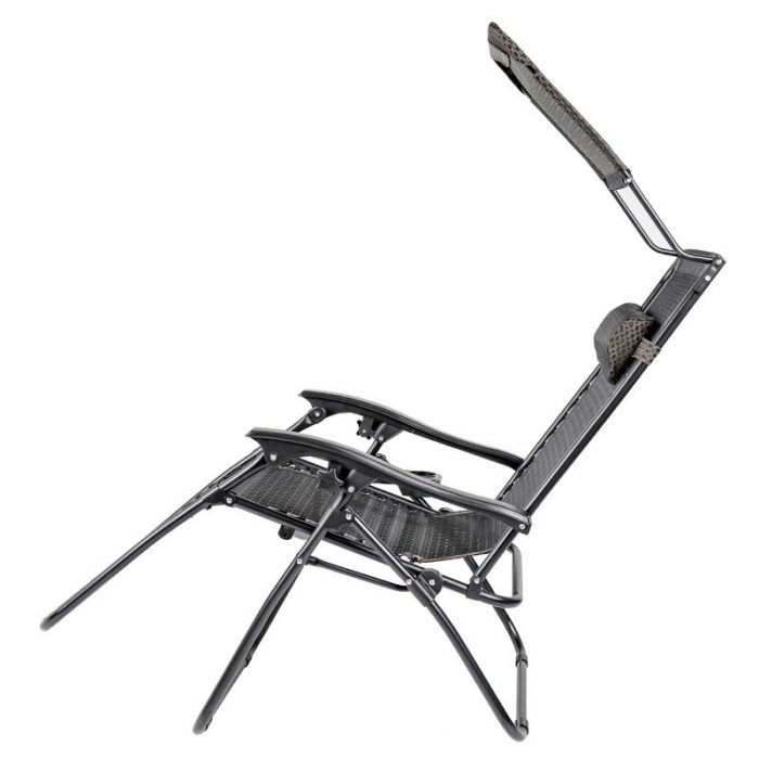 Садове Крісло ZEN BEACH TOURIST з Дашком і Підставкою - Комфорт для Вашого Відпочинку - Зображення 2