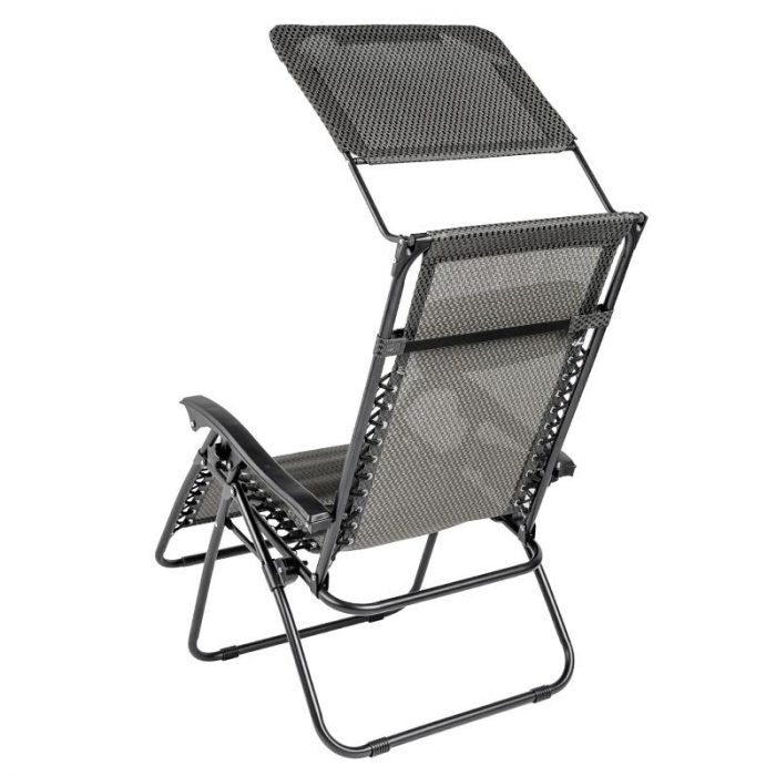 Садове Крісло ZEN BEACH TOURIST з Дашком і Підставкою - Комфорт для Вашого Відпочинку - Зображення 3