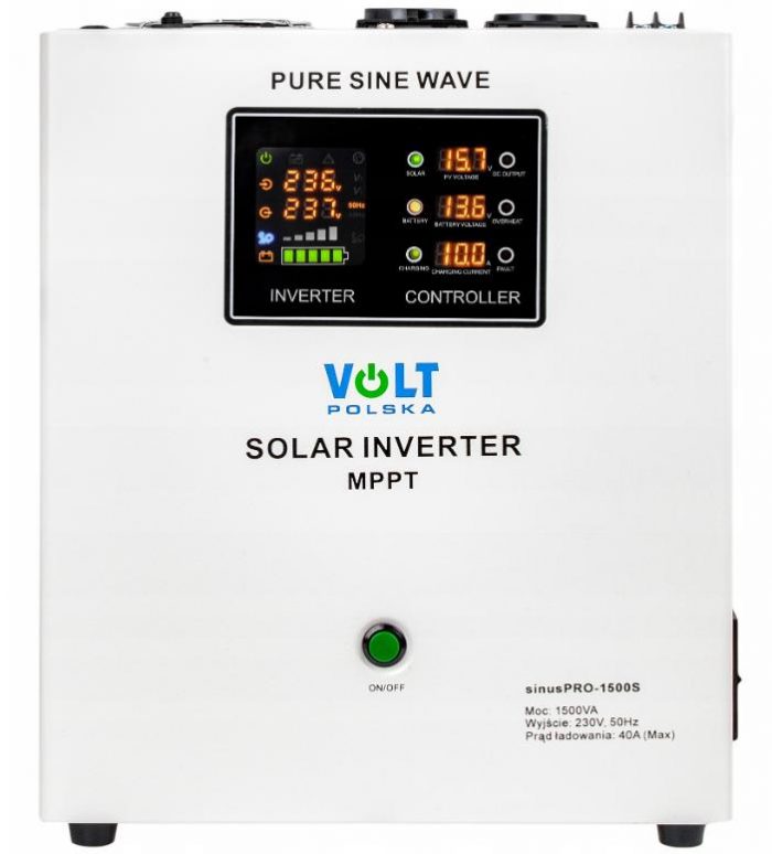 Джерело Безперебійного Живлення Volt Polska 1050/1500 W + Сонячна Електростанція Super Ferry - Надійний Захист і Енергетична Незалежність - Зображення 2