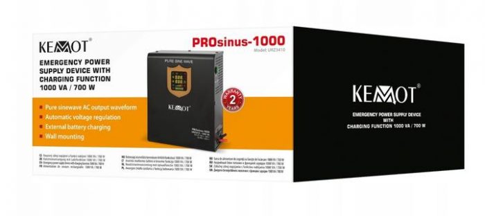 Джерело Безперебійного Живлення Kemot URZ3410 PROsinus-1000 - Надійний Захист для Ваших Пристроїв - Зображення 5