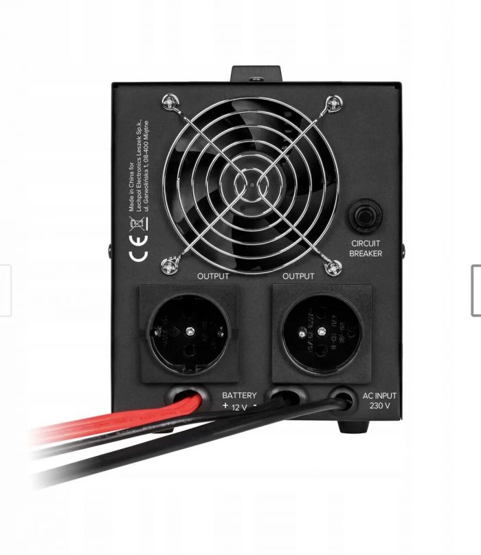 Аварійне Живлення Rebel POWER-800 - UPS 12V 230V 800VA/500W RB-4002 - Надійний Захист для Ваших Приладів - Зображення 3