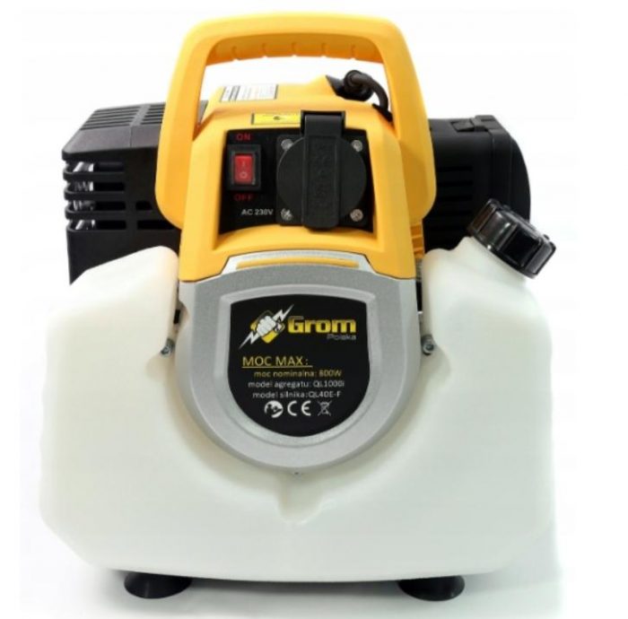 Однофазний Генератор Grom Polska 880 Вт QL1000I - Компактне Джерело Енергії для Побутових Потреб - Зображення 2