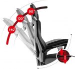 Геймерське Крісло Huzaro Combat 3.0 Black-Grey - Комфорт та Підтримка для Геймерів - Зображення 10