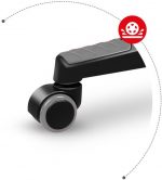 Геймерське Крісло Huzaro Combat 3.0 Black-Grey - Комфорт та Підтримка для Геймерів - Зображення 9