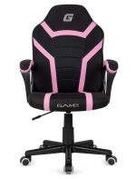 Офісне Крісло Lugano MARIO BLACK PINK Fabric - Комфорт і Стиль для Вашого Робочого Місця - Зображення 2