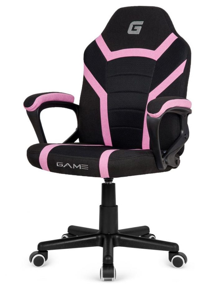 Офісне Крісло Lugano MARIO BLACK PINK Fabric - Комфорт і Стиль для Вашого Робочого Місця - Зображення 5