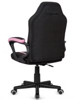 Офісне Крісло Lugano MARIO BLACK PINK Fabric - Комфорт і Стиль для Вашого Робочого Місця - Зображення 4