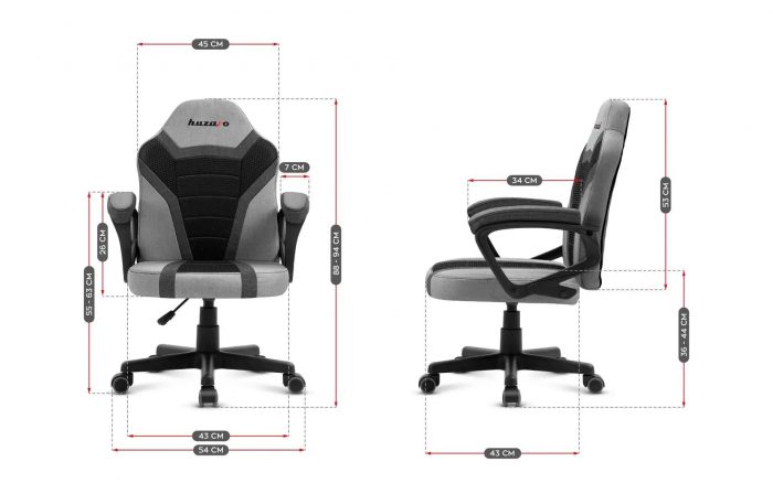 Дитяче Комп'ютерне Крісло Huzaro Ranger 1.0 - Зручність і Підтримка для Малечі - Зображення 7