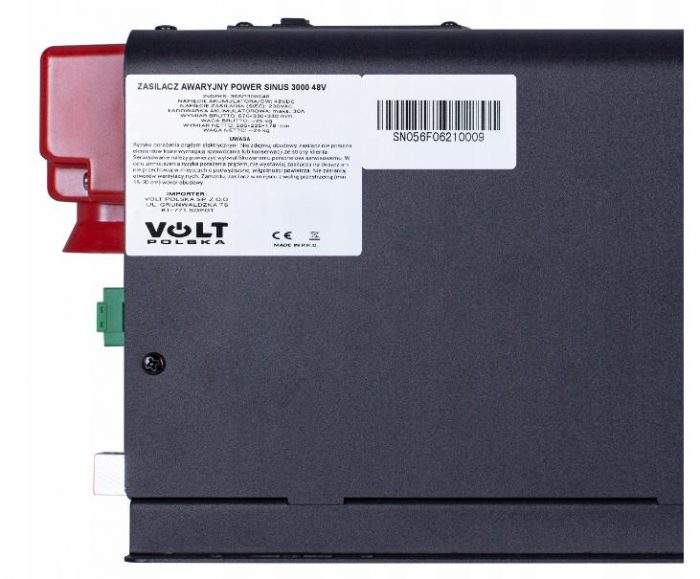 i89474205-6b1ed5d098fe1c1724bf8b7b77f43155-1725018184336 ДБЖ Volt Polska POWER SINUS 9000VA 3000W 48/230V - Надійний Захист - Зображення 6