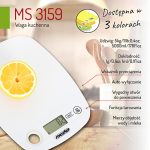 Ваги кухонні Mesko MS 3159white