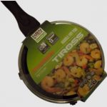 Легка сковорода з антипригарним покриттям Marble і кришкою Tiross діаметром 20 см - Зображення 6