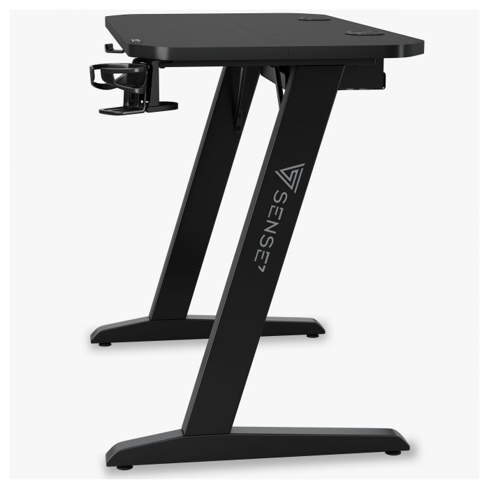 Ігровий стіл SENSE7 Nomad Cybernetic Black 120x60 см-Максимальний Комфорт для Геймерів - Зображення 3