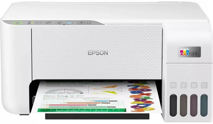 441127890 Багатофункціональний Пристрій Epson EcoTank L3276 WiFi (C11CJ67436) білий -Стиль, Економія та Надійність - Зображення 1