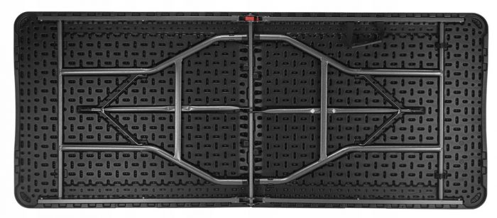 Розкладний стіл туристичний чорний 240 x 75 x 74 см – Ідеальний для Пікніків - Зображення 2