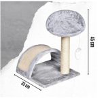 Кігтеточка та Лежанка для Кота з Оглядовим Майданчиком, 2 Рівня Memflow-Комфорт та розваги для вашого улюбленця - Зображення 4