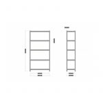 Металевий складський стелаж Gregman Tower 10 150х75х30см - Зображення 7