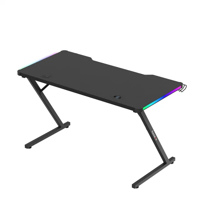 Ігровий стіл Huzaro Hero 2.5 RGB LED Вражаючий дизайн та яскраві можливості для геймерів - Зображення 3