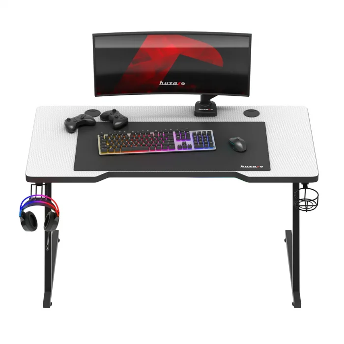 Ігровий стіл Huzaro Hero 2.5 White Інтерактивність і стиль для ваших геймерських досягнень - Зображення 8