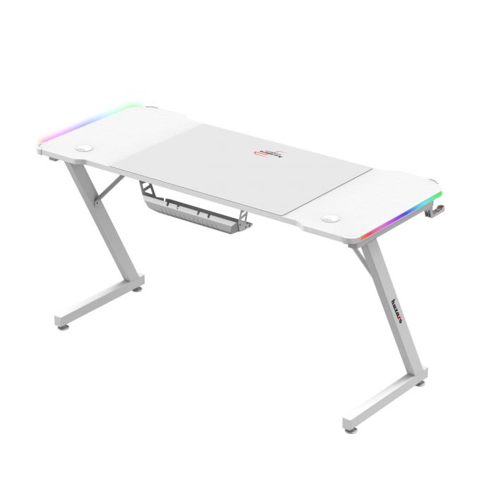 Ігровий стіл Huzaro Hero 3.3 White RGB Максимальний комфорт і функціональність - Зображення 3