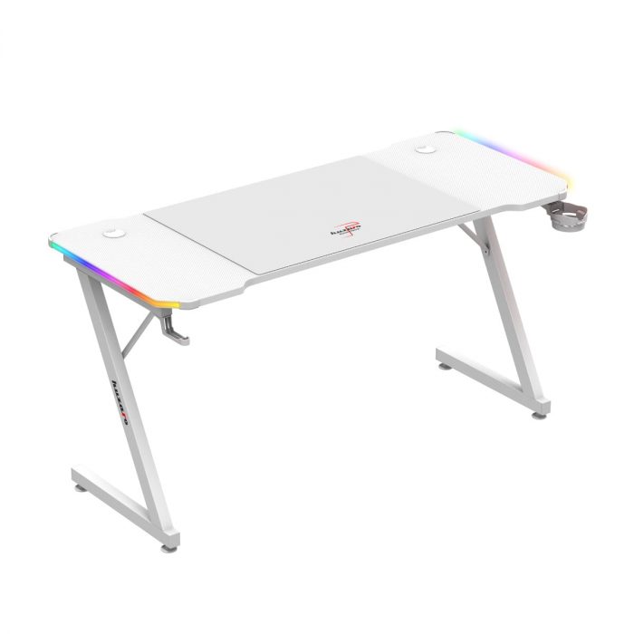 Ігровий стіл Huzaro Hero 3.3 White RGB Максимальний комфорт і функціональність - Зображення 2