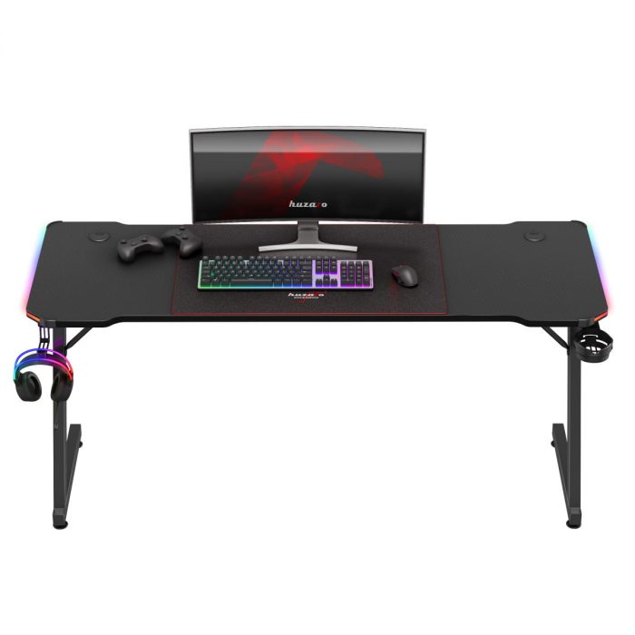 Ігровий стіл Huzaro Hero 4.8 RGB максимальний комфорт та сучасний дизайн для геймерів - Зображення 7