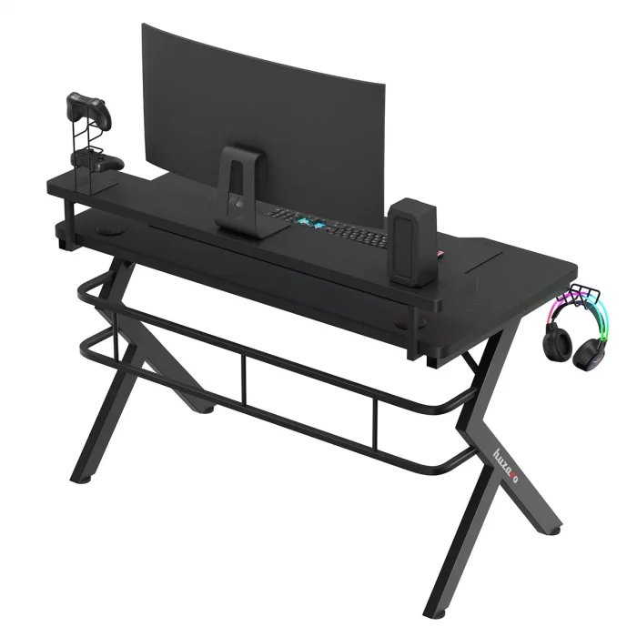 Ігровий стіл Huzaro Hero 5.0 Black Стильний та ергономічний вибір - Зображення 5