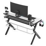 Ігровий стіл Huzaro Hero 5.0 White Стильний дизайн і зручність - Зображення 5