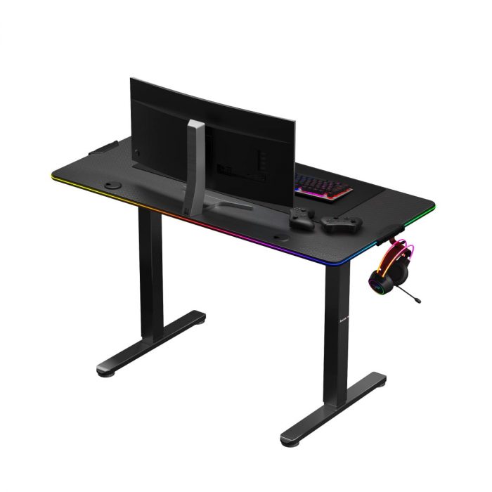 Геймерський електричний стіл Huzaro Hero 8.2 RGB Інноваційний комфорт та стиль - Зображення 4
