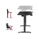 Геймерський електричний стіл Huzaro Hero 8.5 Ідеальний вибір для геймерів та креативних професіоналів з стильним дизайном - Зображення 7