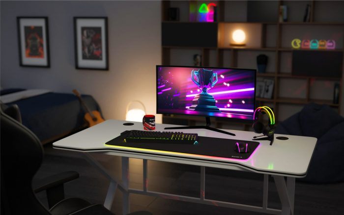 Ігровий стіл Huzaro Hero 1.6 White Ідеальне поєднання елегантності - Зображення 9