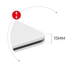 Ігровий стіл Huzaro Hero 1.6 White Ідеальне поєднання елегантності - Зображення 8