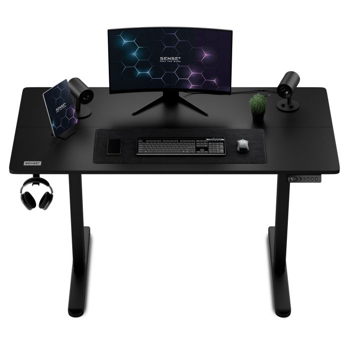 Ігровий електричний стіл SENSE7 Nojo 120х60 см Чорний - Зображення 6