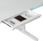 Ігровий стіл електричний SENSE7 Nomo білий Регульована висота для комфорту та ефективності - Зображення 8