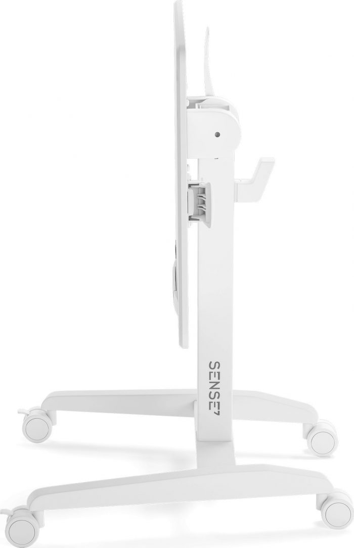 Ігровий мобільний стіл SENSE7 білий Компактність стиль та зручність для геймерів - Зображення 7