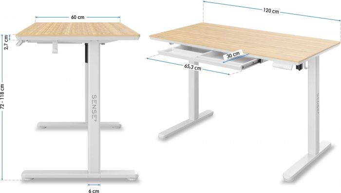Ігровий стіл SENSE7 Newai Bamboo 120х60 см Екологічний стиль та максимальний комфорт - Зображення 5